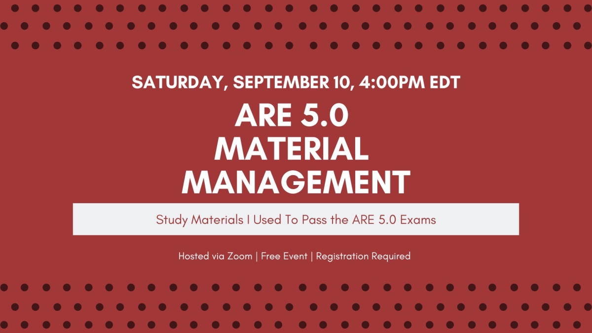Watch the ARE 5.0 Material Management Live Session Replay!
